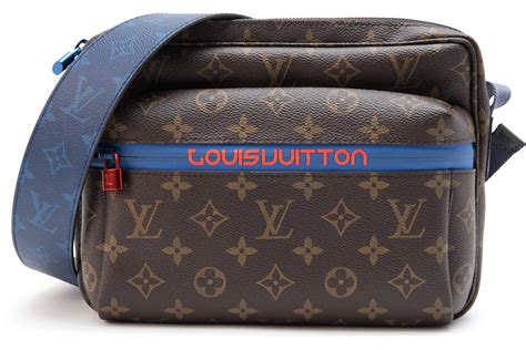 Louis Vuitton Messenger Monogram Outdoor PM Brown Blue